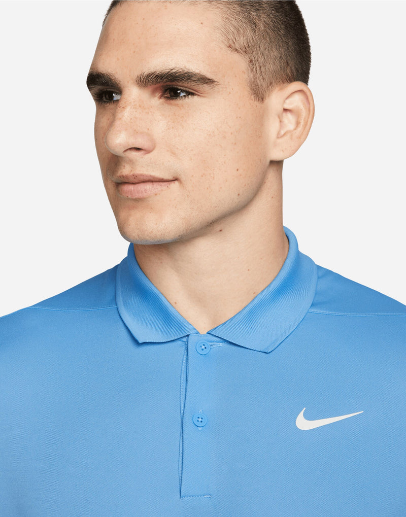 Nike Golf Dri-Fit Victory Solid Polo (Lc) - University Blue