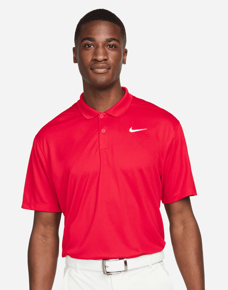 Nike Golf Dri-Fit Victory Solid Polo (Lc) - University Red