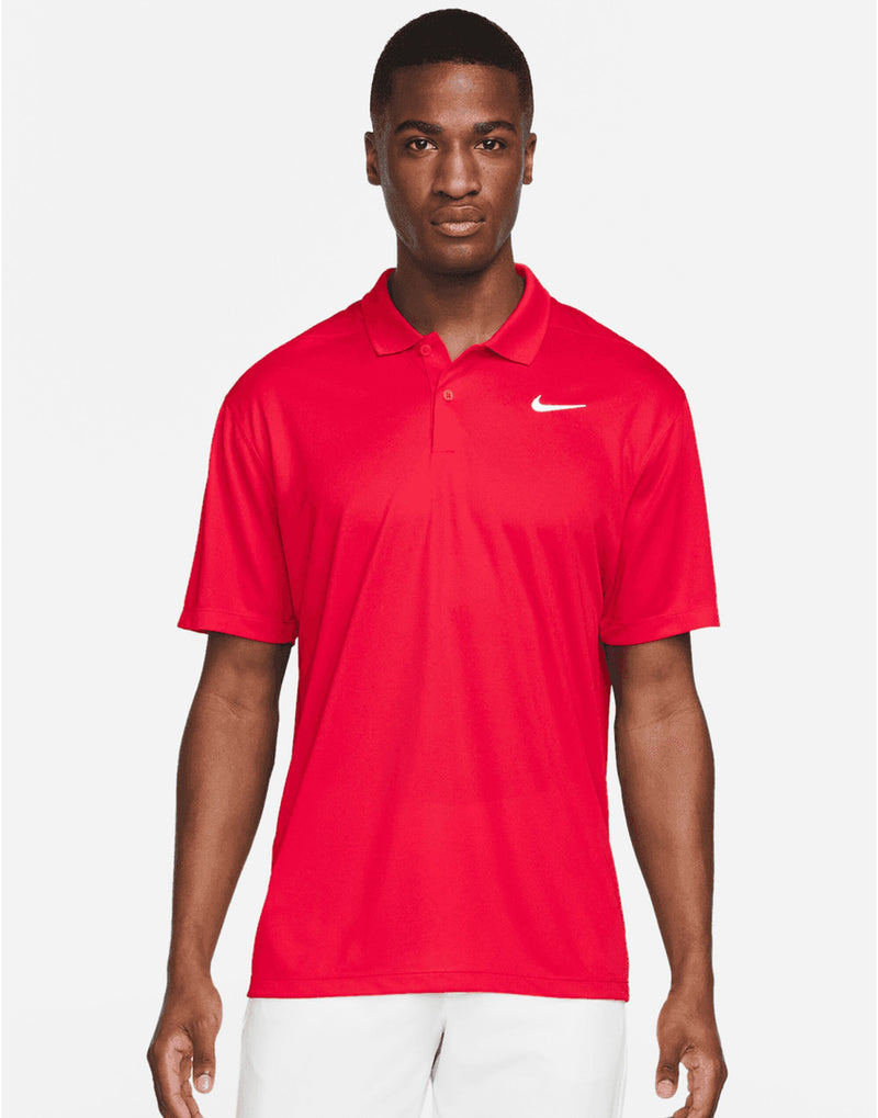 Nike Golf Dri-Fit Victory Solid Polo (Lc) - University Red