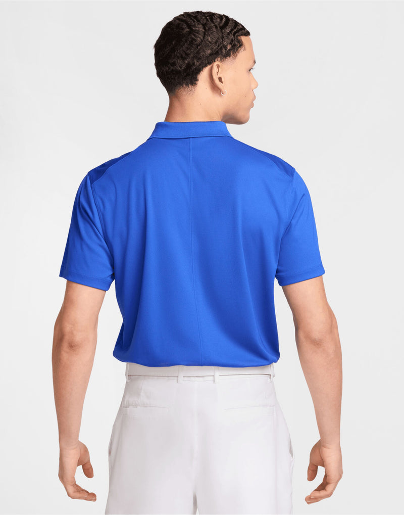 Nike Golf Dri-Fit Victory Solid Polo (Lc) - Game Royal/White
