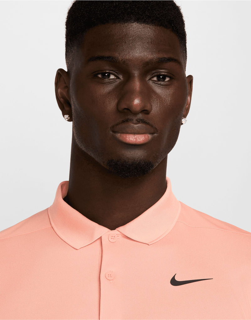 Nike Golf Dri-Fit Victory Solid Polo (Lc) - Apricot Agate/Black