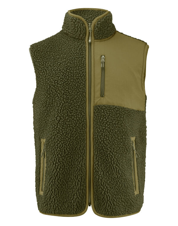James Harvest Kingsley Sherpa Fleece Vest