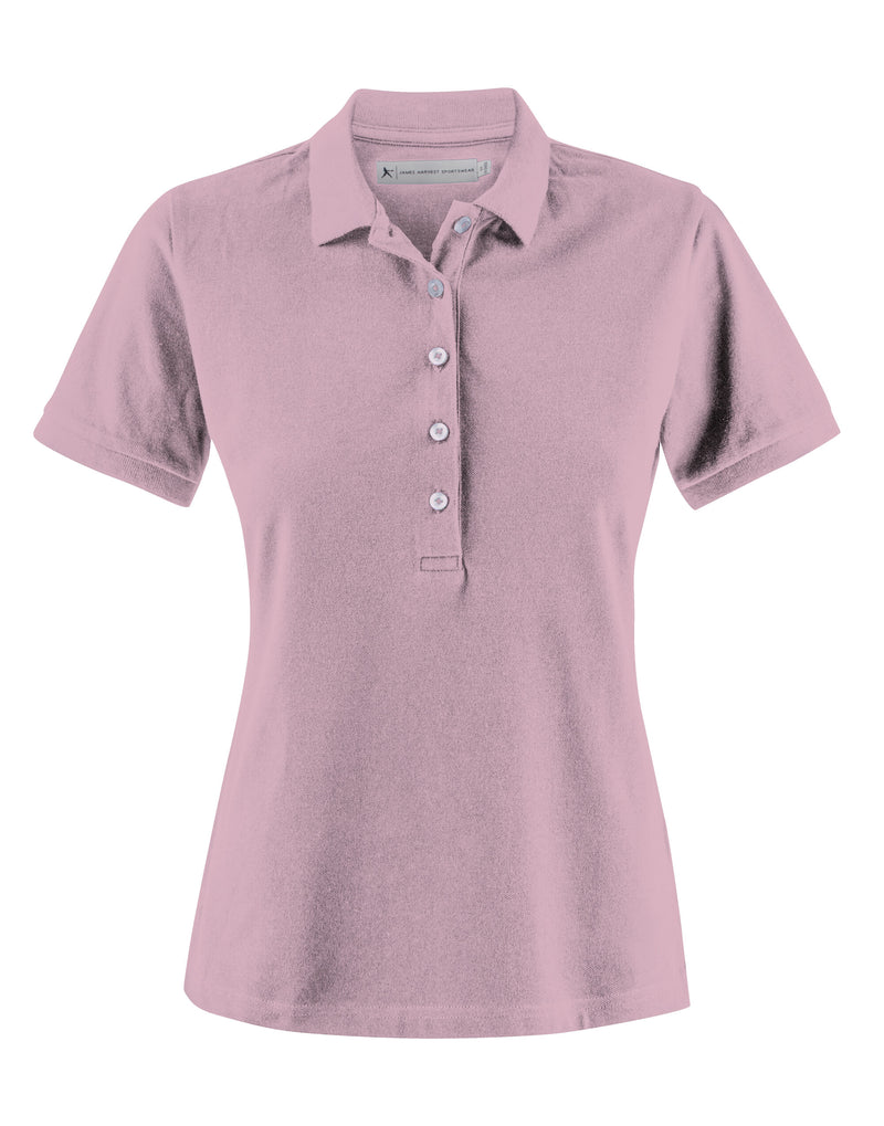 James Harvest Ladies Sunset Pique Polo Shirt