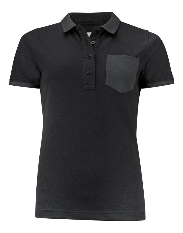 James Harvest Ladies Pinedale Piqué Polo - Navy