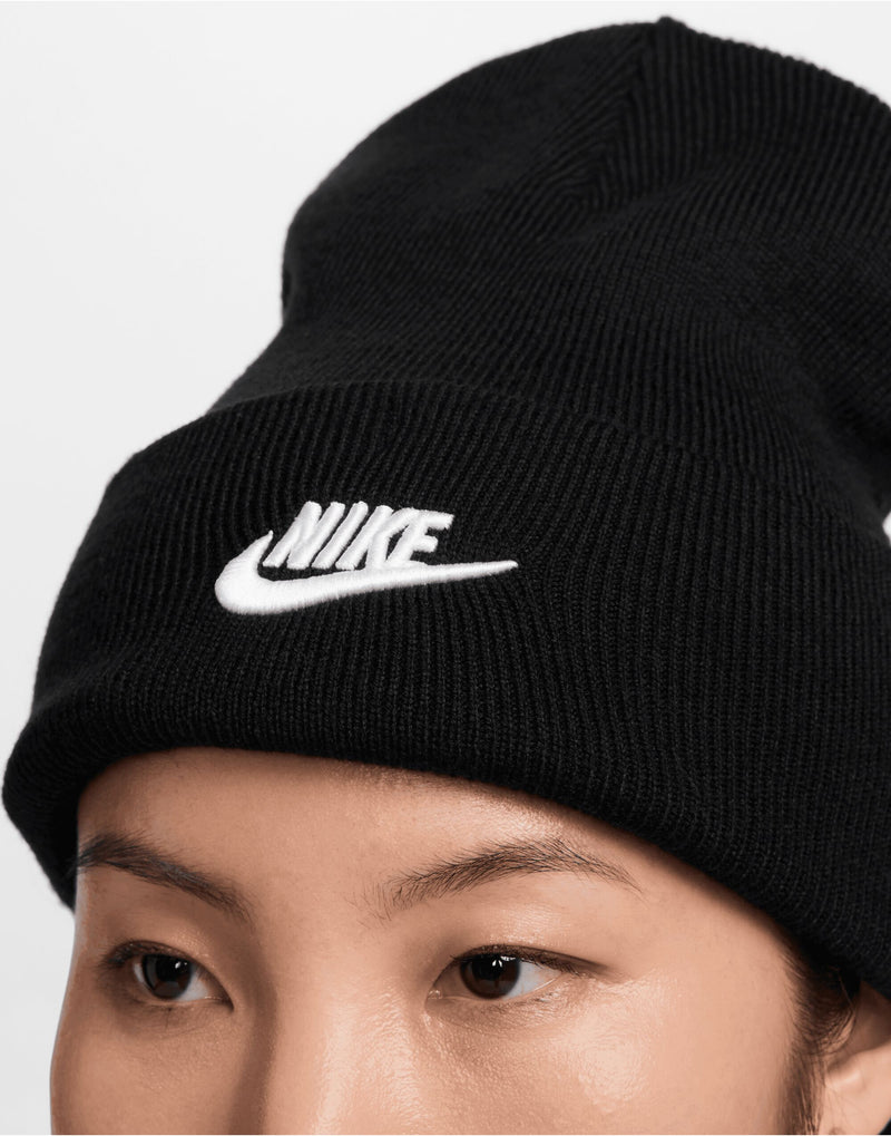 Nike Golf Futura Peak Beanie - Black/White
