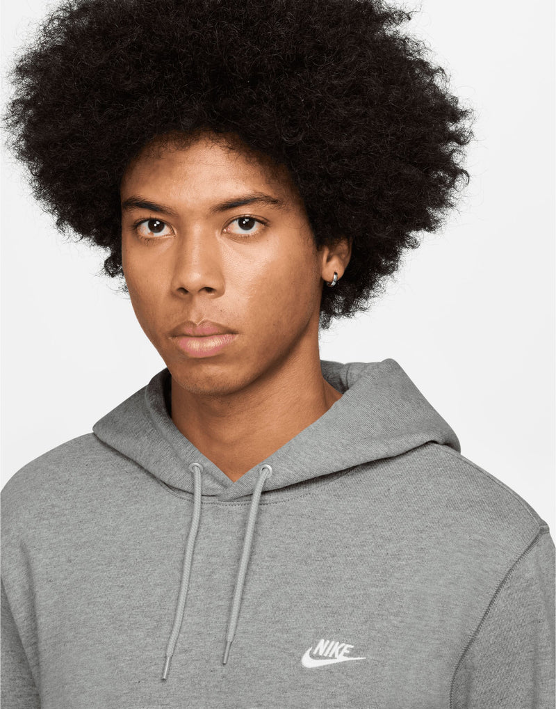 Nike Golf Club Knit Hoodie - Dark Grey Heather/White