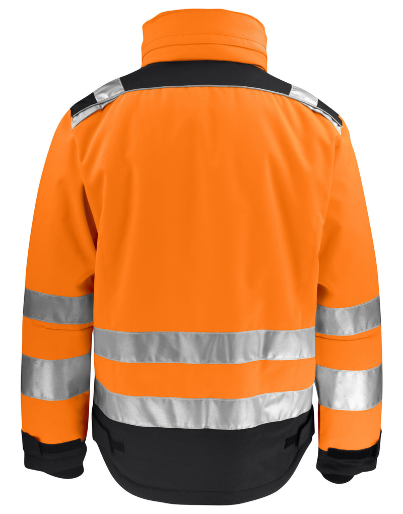 Jobman Winter Jacket Star Hi-Vis - Orange/Black
