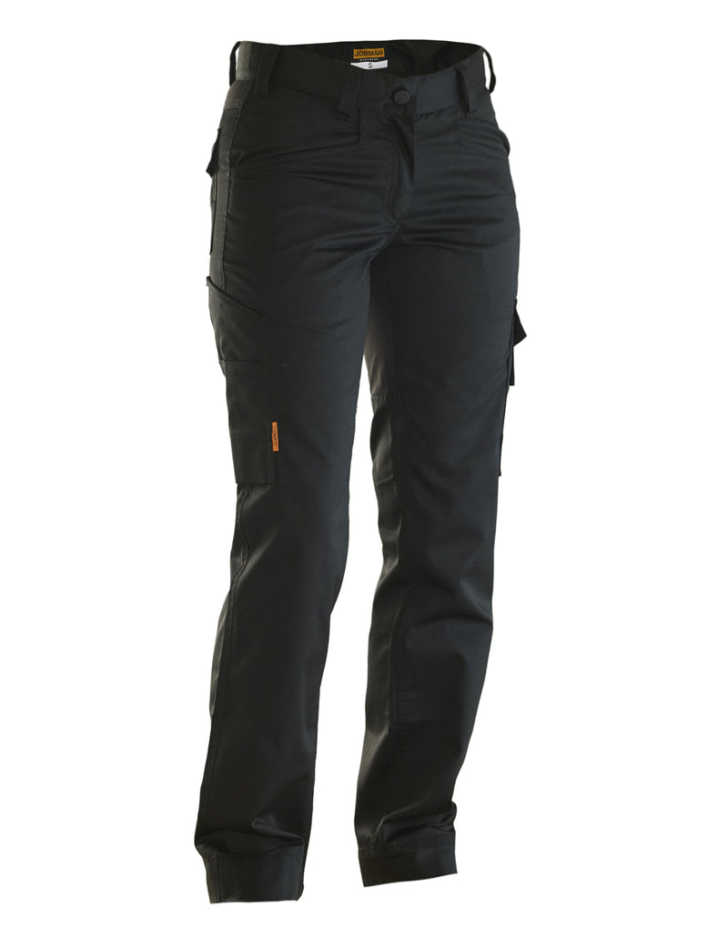 Jobman Womens Service Trousers Stretch - Black
