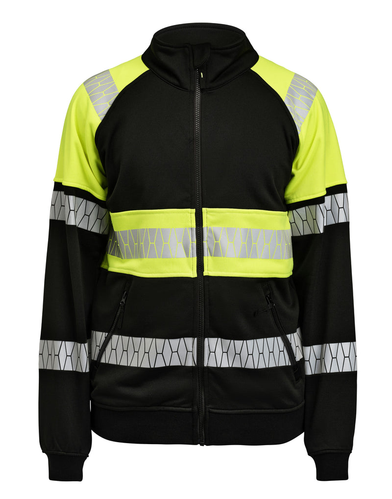 Jobman Sweatshirt Full-Zip Hi-Vis