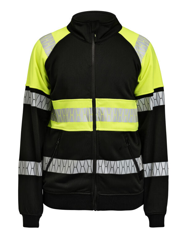 Jobman Sweatshirt Full-Zip Hi-Vis