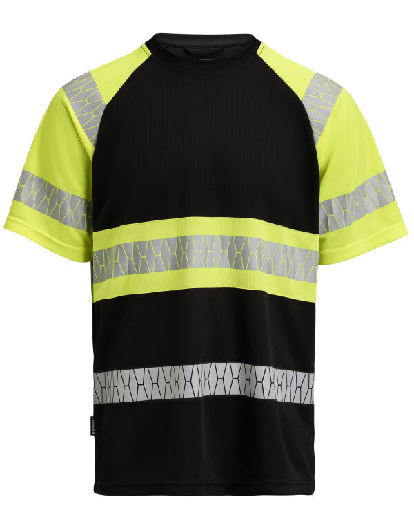 Jobman Hi-Vis T-Shirt - Black/Yellow