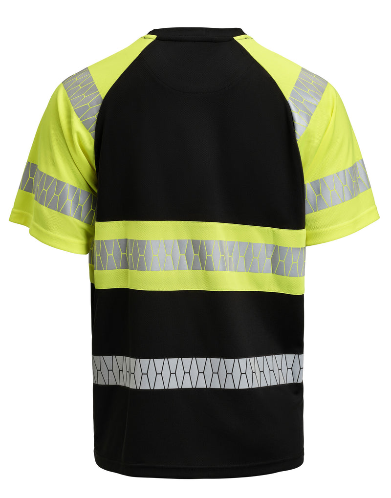 Jobman Hi-Vis T-Shirt - Black/Yellow