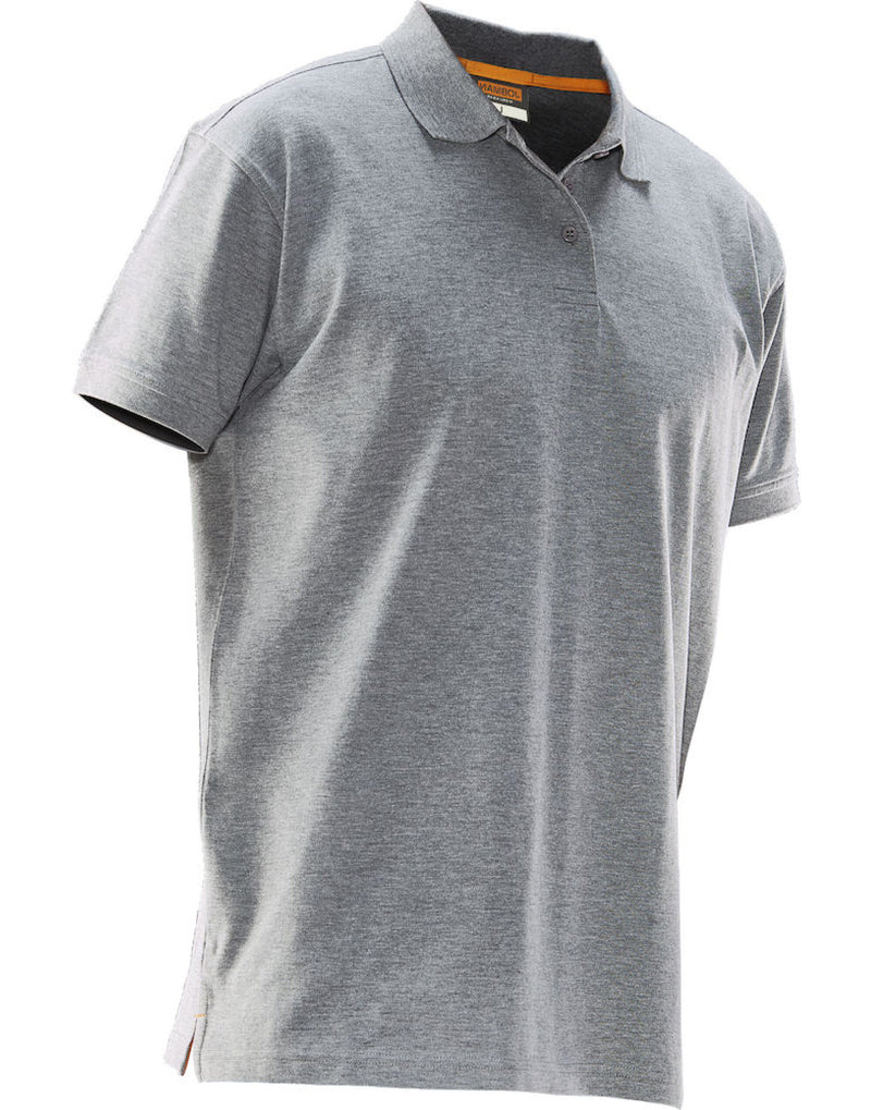 Jobman Polo Shirt - Grey Melange