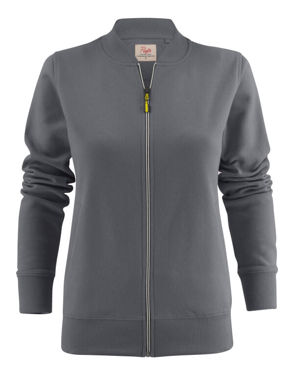 Printer Essentials Ladies Javelin Full Zip Sweatshirt - White