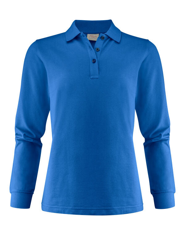 Printer Essentials Ladies Surf Pro Long Sleeve Polo