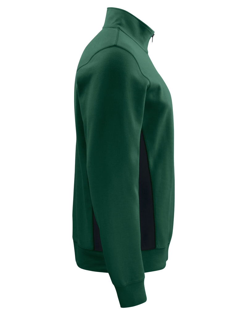 Pro-Job Prio 2128 1/2 Zip Sweatshirt - Forest Green