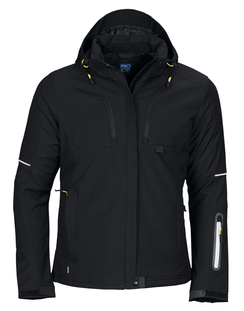 Pro-Job 3413 Ladies Padded Functional Jacket - Black