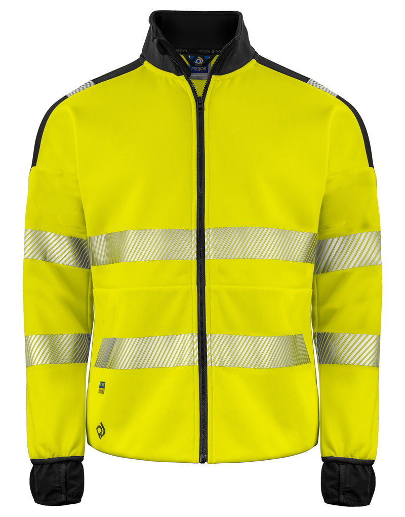 Pro-Job 6109 Sweatshirt En Iso 20471 Class 3/2 - Yellow/Black