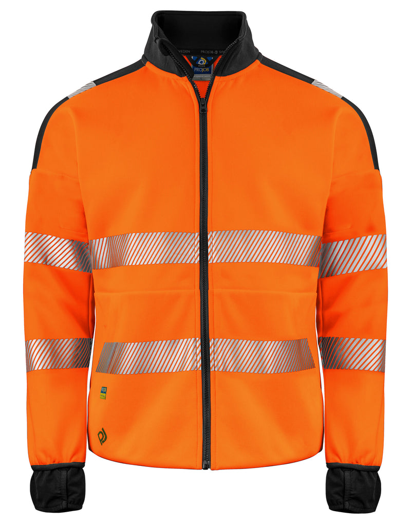 Pro-Job 6109 Sweatshirt En Iso 20471 Class 3/2 - Orange/Black