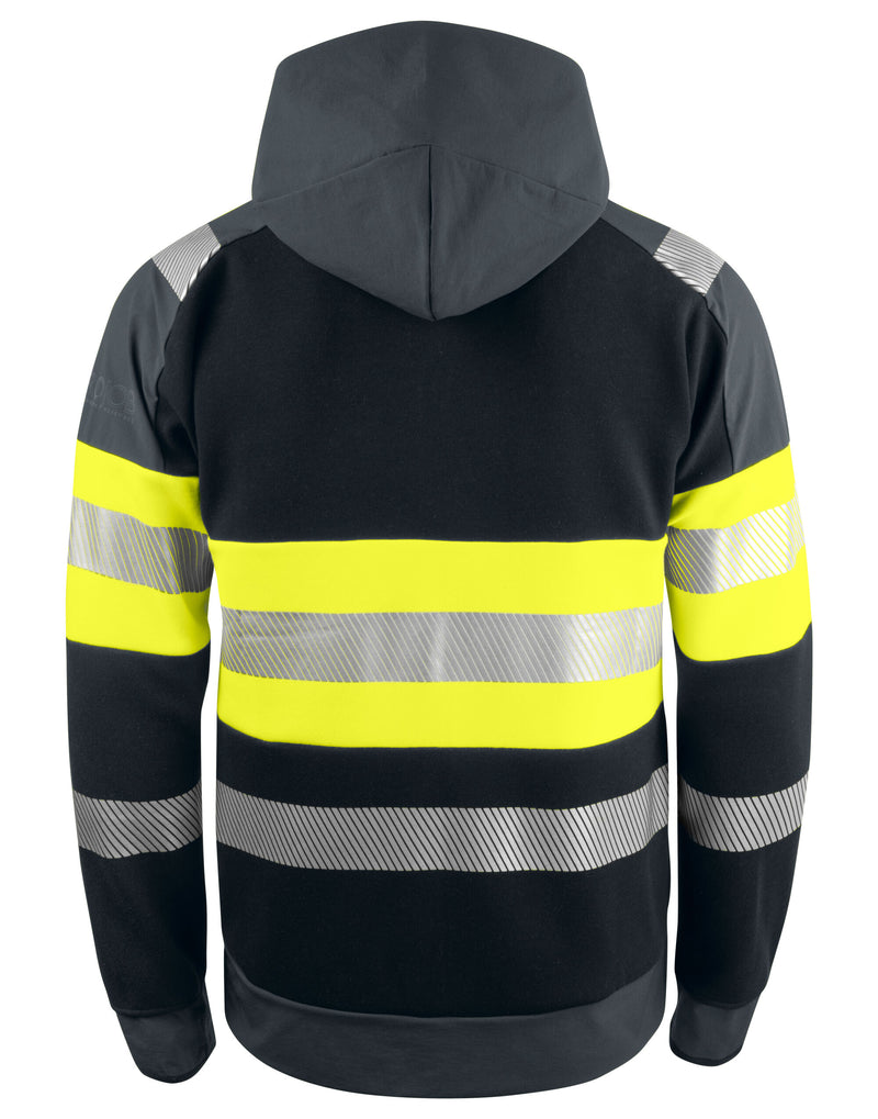 Pro-Job 6122 Technical Hood Jacket En Iso 20471 Class 1 - Yellow/Black
