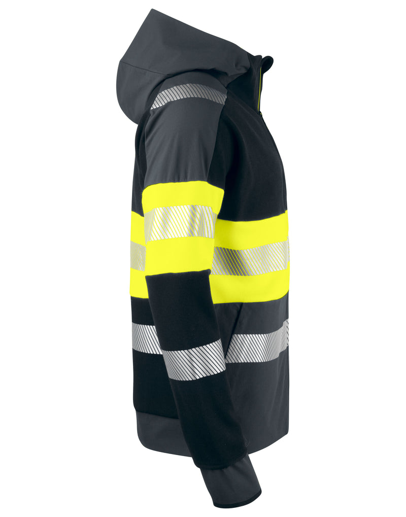 Pro-Job 6122 Technical Hood Jacket En Iso 20471 Class 1 - Yellow/Black