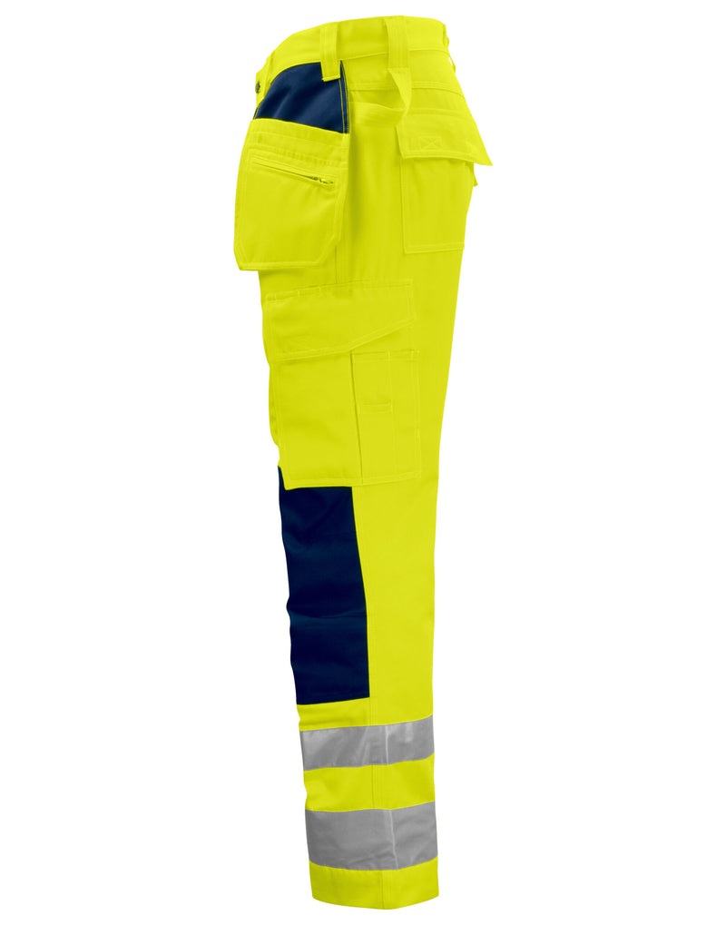 Pro-Job Prio 6531 En 1S0 20471 Waistpants Class 2 - Yellow/Navy