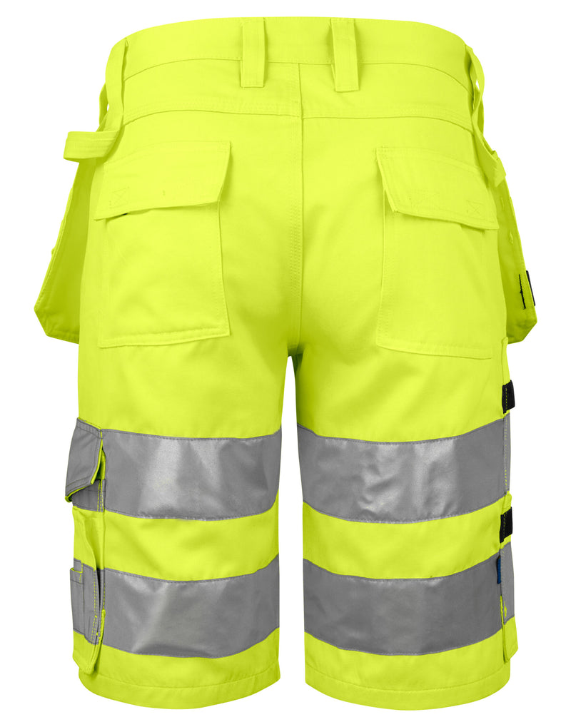 Pro-Job Prio 6535 Shorts En Iso 20471 Class 2/1 - Yellow/Black