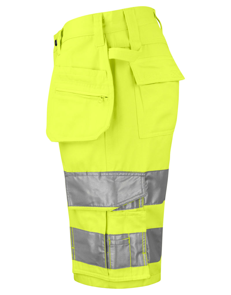 Pro-Job Prio 6535 Shorts En Iso 20471 Class 2/1 - Yellow/Black