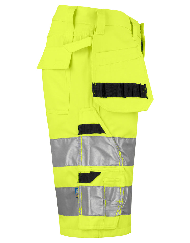 Pro-Job Prio 6535 Shorts En Iso 20471 Class 2/1 - Yellow/Black