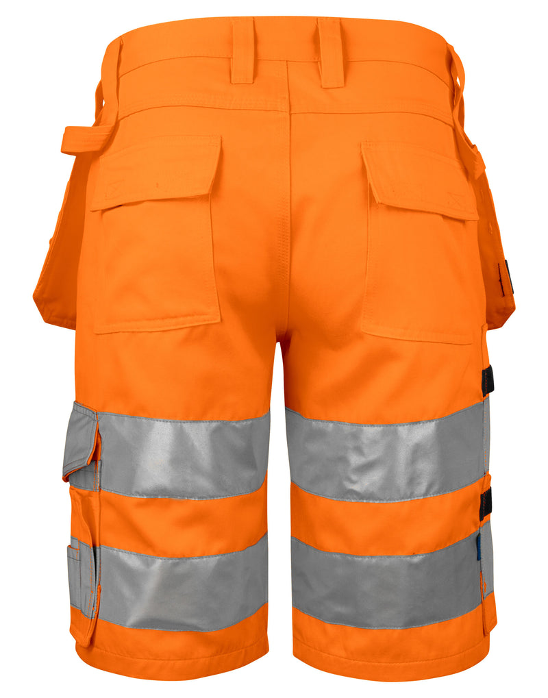 Pro-Job Prio 6535 Shorts En Iso 20471 Class 2/1 - Orange/Black