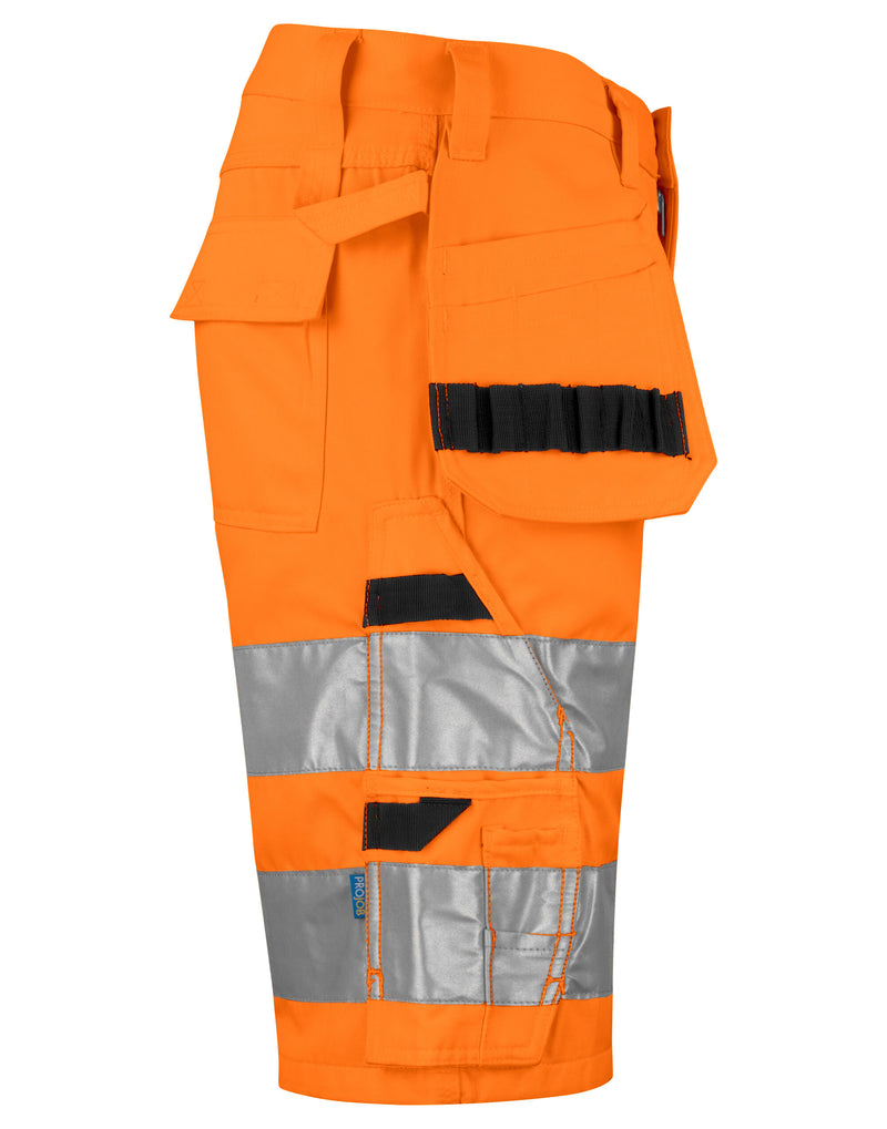 Pro-Job Prio 6535 Shorts En Iso 20471 Class 2/1 - Orange/Black