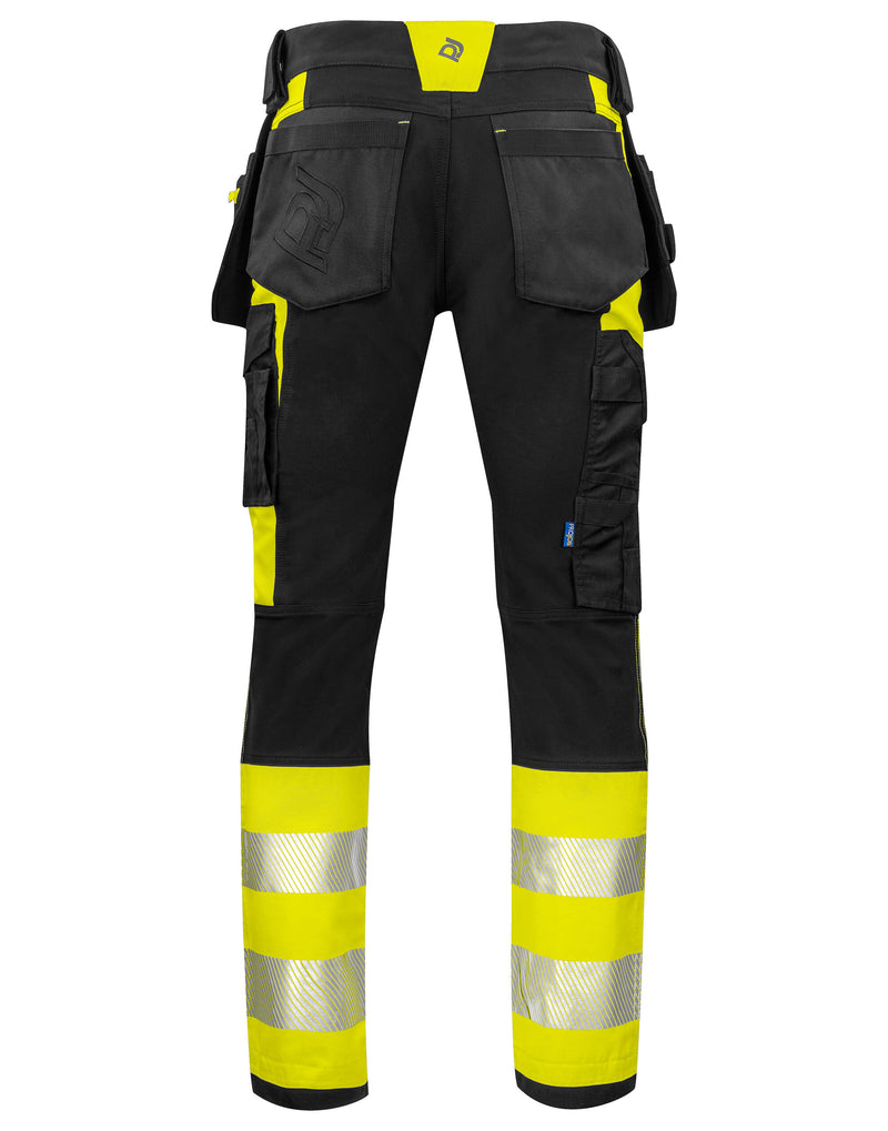 Pro-Job 6540 Waistpant Class 1 - Yellow/Black
