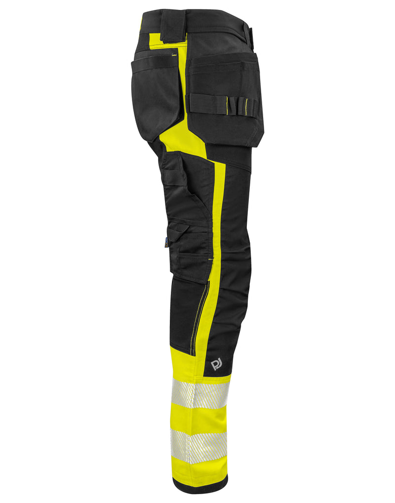 Pro-Job 6540 Waistpant Class 1 - Yellow/Black