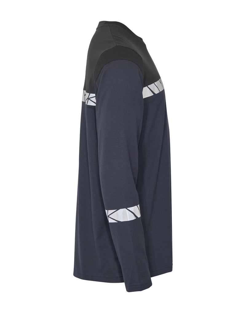 Pro-Job Progression 7002 Long Sleeve T-Shirt - Navy/Black