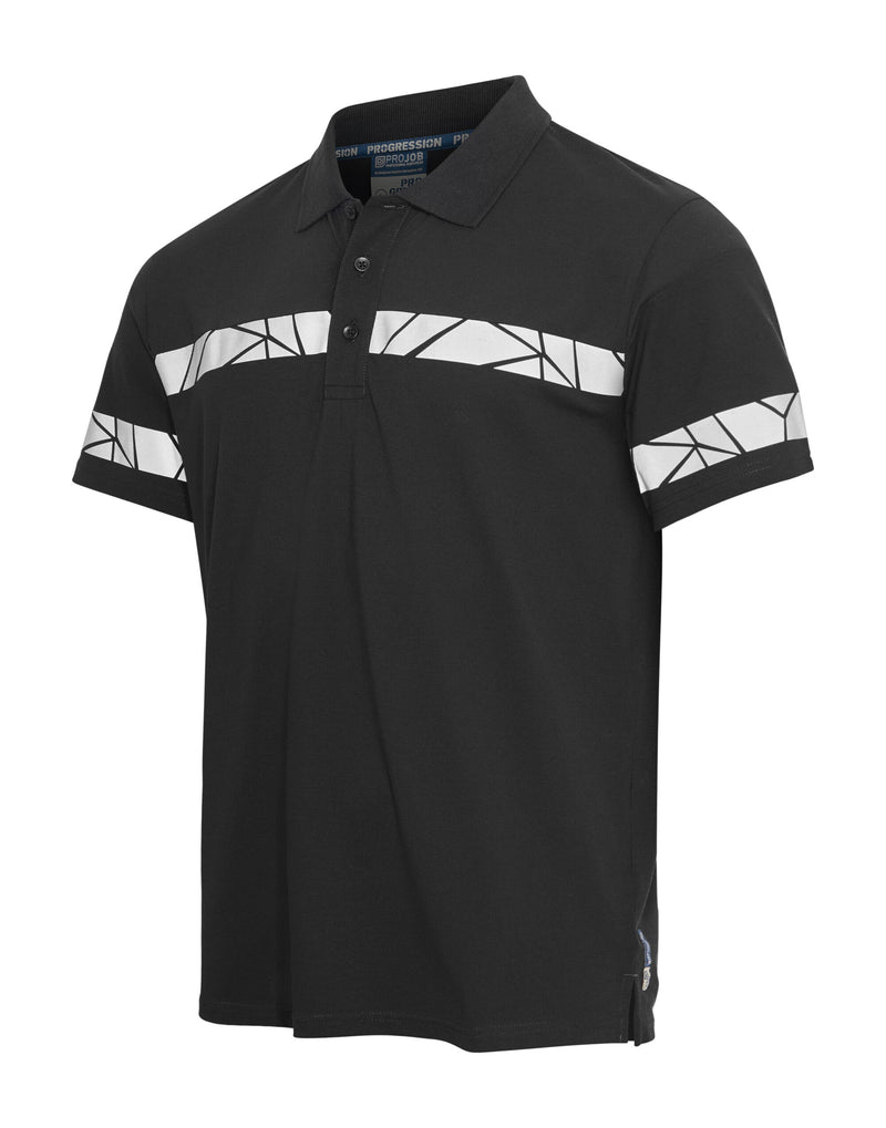 Pro-Job Progression 7003 Pique Polo - Black/Black