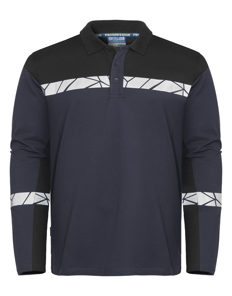 Pro-Job Progression 7004 Long Sleeve Pique Polo