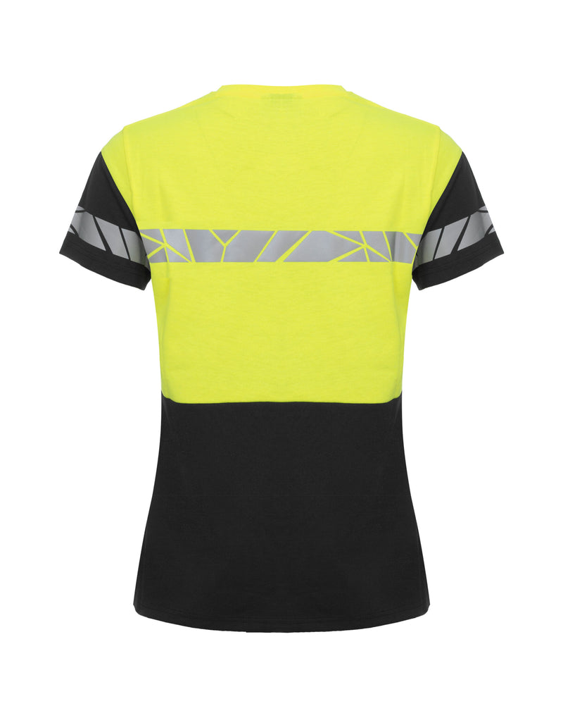 Pro-Job Progression 7005 Ladies T-Shirt - Black/Yellow