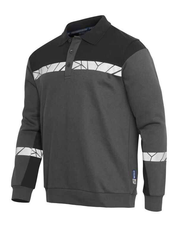 Pro-Job Progression 7100 Long Sleeve Polo Sweatshirt