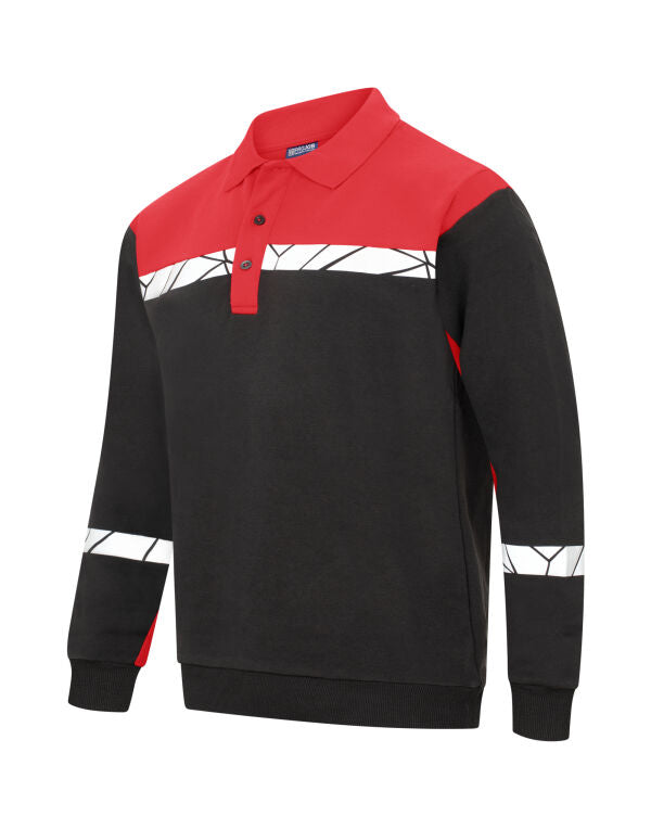 Pro-Job Progression 7100 Long Sleeve Polo Sweatshirt
