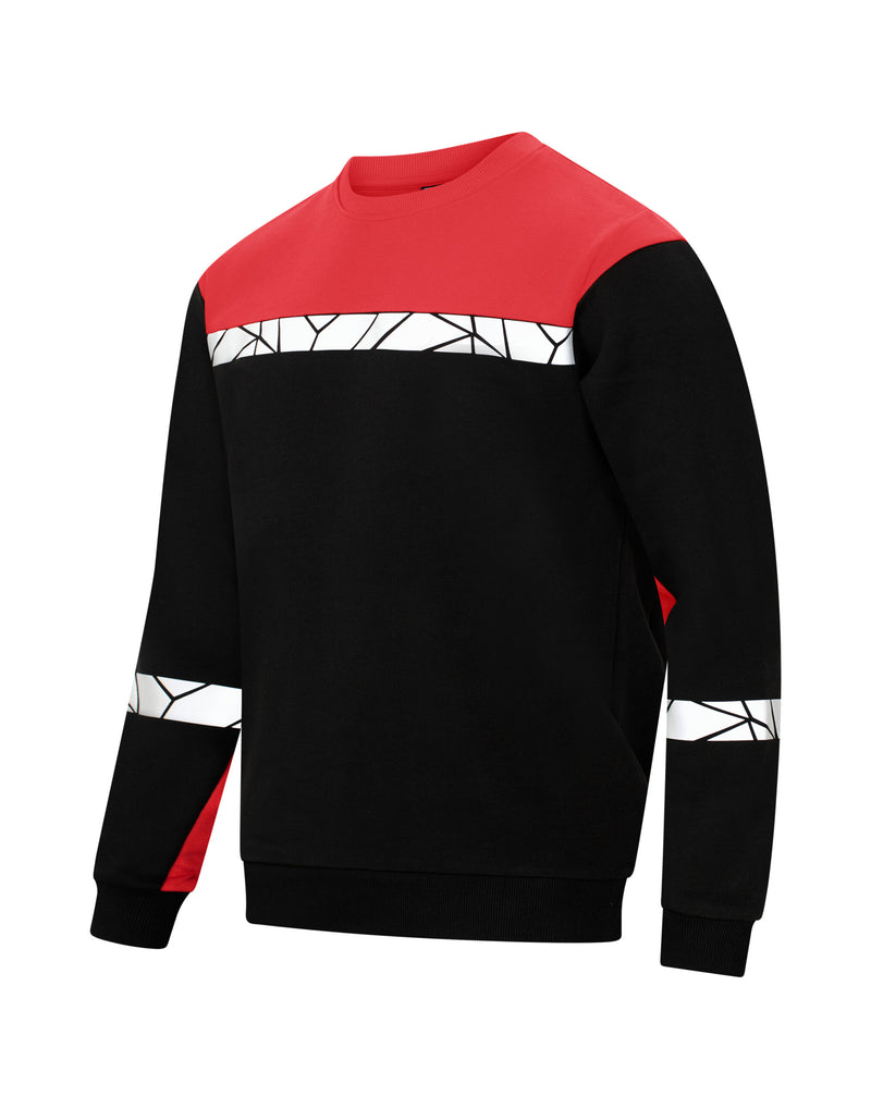 Pro-Job Progression 7101 Sweatshirt - Black/Red
