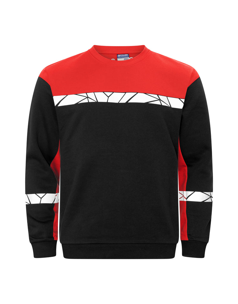 Pro-Job Progression 7101 Sweatshirt - Black/Red