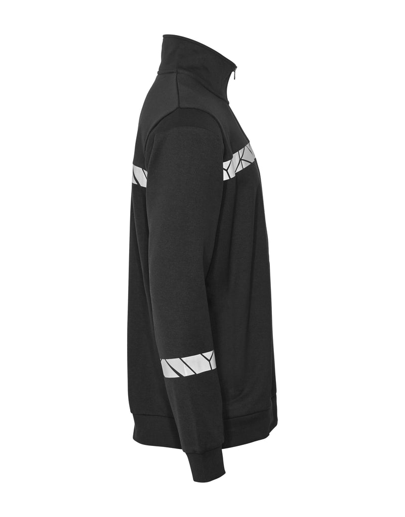Pro-Job Progression 7102 1/2 Zip Sweatshirt - Black/Black