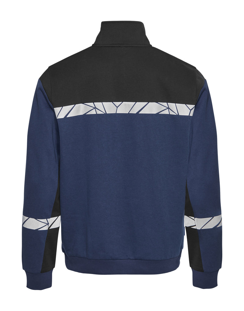 Pro-Job Progression 7102 1/2 Zip Sweatshirt - Navy/Black