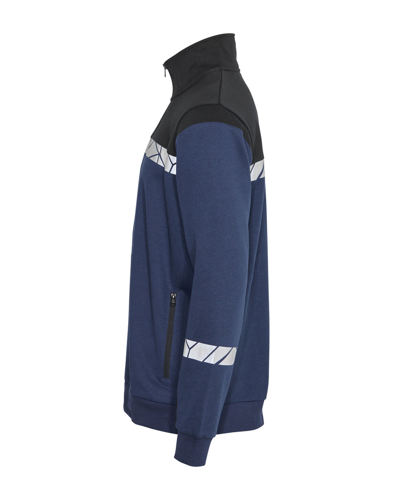 Pro-Job Progression 7102 1/2 Zip Sweatshirt - Navy/Black