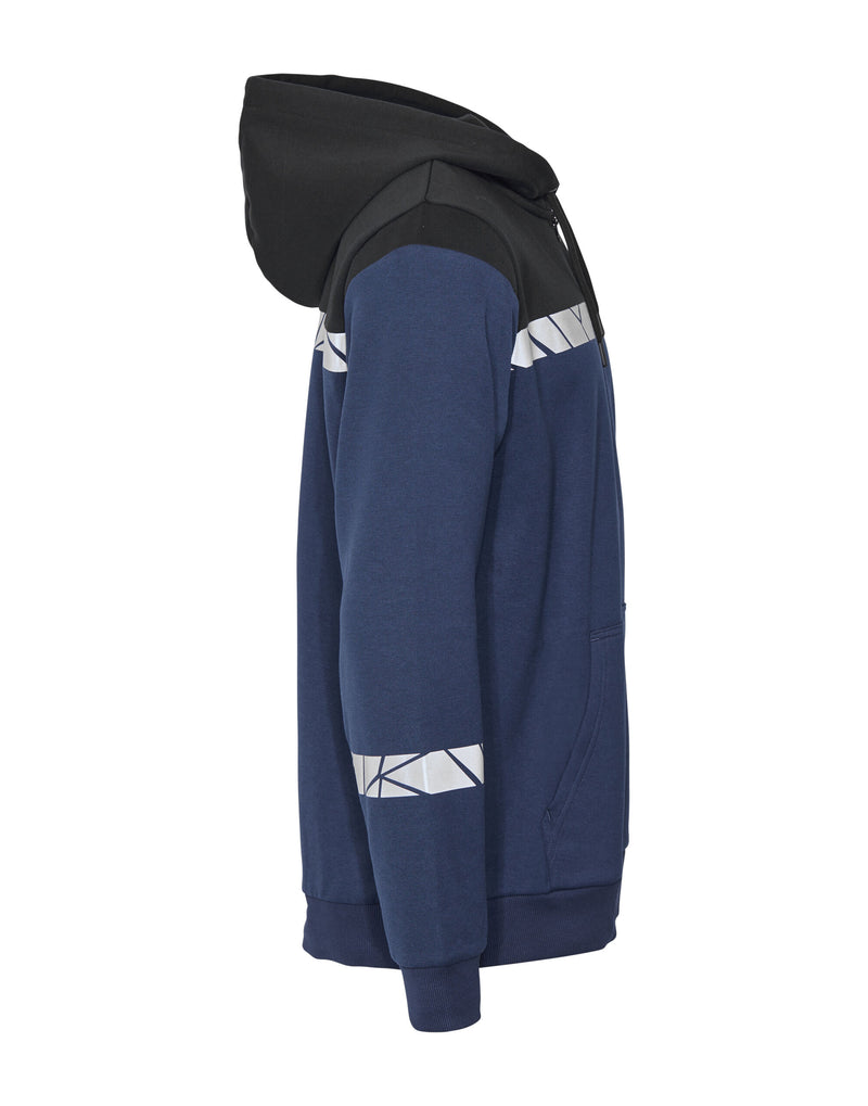 Pro-Job Progression 7104 1/2 Zip Hoodie - Navy/Black