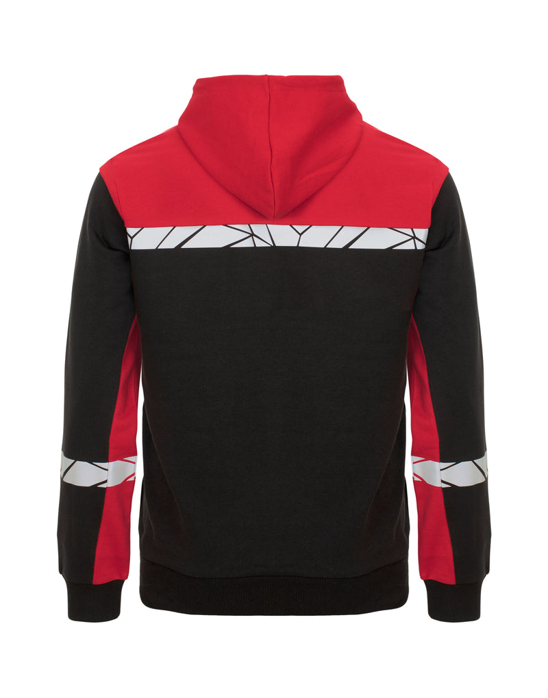 Pro-Job Progression 7104 1/2 Zip Hoodie - Black/Red