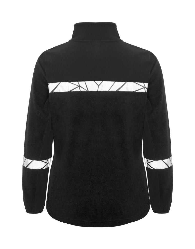Pro-Job Progression 7301 Ladies Full Zip Fleece - Black/Black