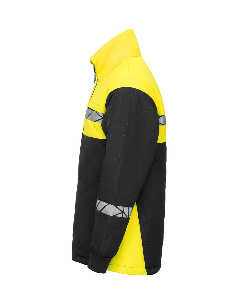 Pro-Job Progression 7404 Light Weight Quilted Jacket - Black/Yellow
