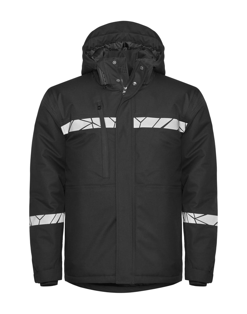 Pro-Job Progression 7413 Padded Softshell _X000D_ - Black/Black