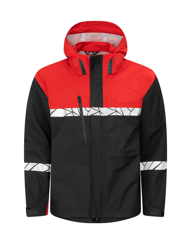 Pro-Job Progression 7414 Shell Jacket - Black/Red